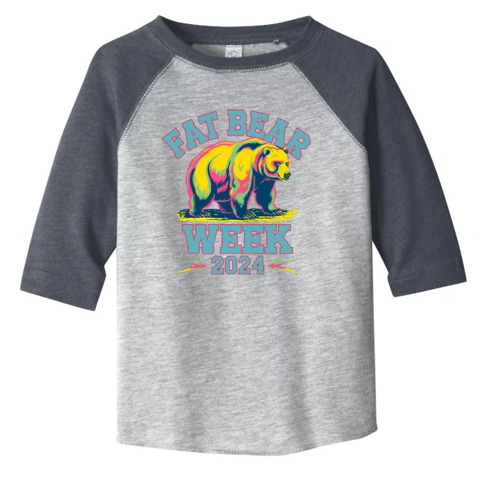 Fat Bear Week 2024 Grazer Animal Lover Alaska Katmai Nature Toddler Fine Jersey T-Shirt