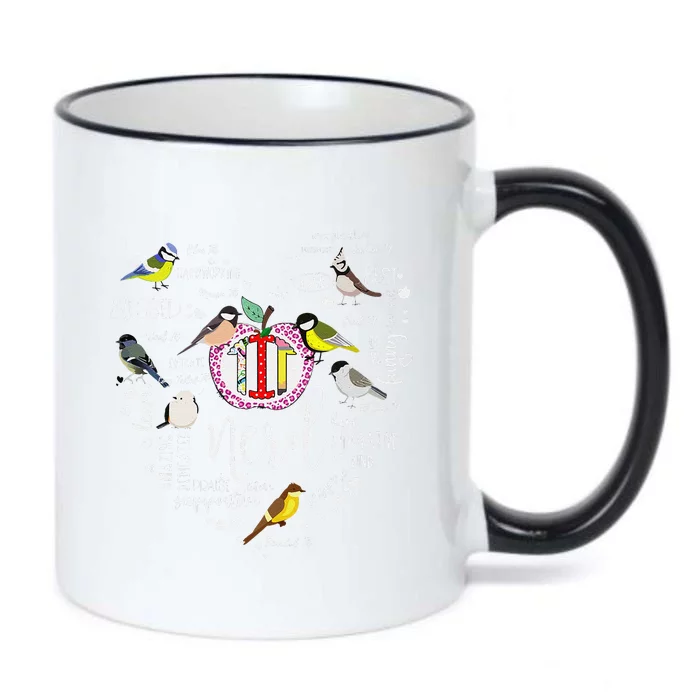 Funny Bird Watching Tits Women Tit Nerd Birder Birdwatching Black Color Changing Mug