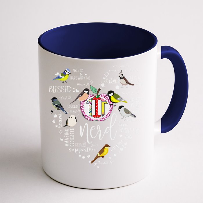 Funny Bird Watching Tits Women Tit Nerd Birder Birdwatching Front & Back Coffee Mug