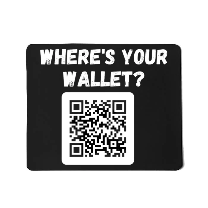 Funny Bitcoin Where’s Your Wallet HODL Bitcoin Cryptocurrency Funny Crypto Mousepad