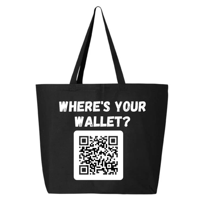 Funny Bitcoin Where’s Your Wallet HODL Bitcoin Cryptocurrency Funny Crypto 25L Jumbo Tote