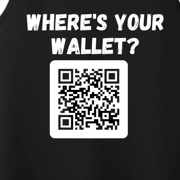 Funny Bitcoin Where’s Your Wallet HODL Bitcoin Cryptocurrency Funny Crypto Performance Tank