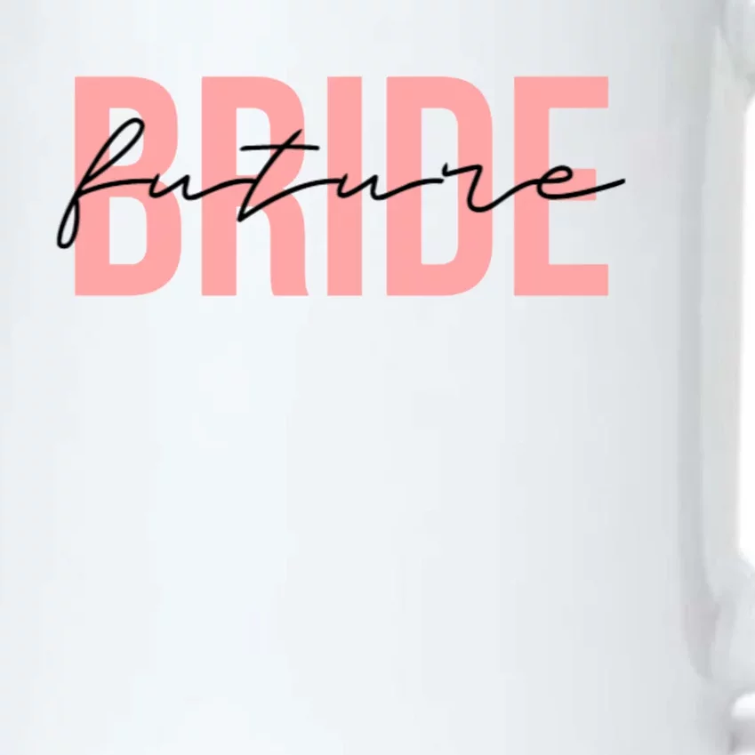 Future Bride Wedding Bachelorette Party Fiancee Gift Black Color Changing Mug