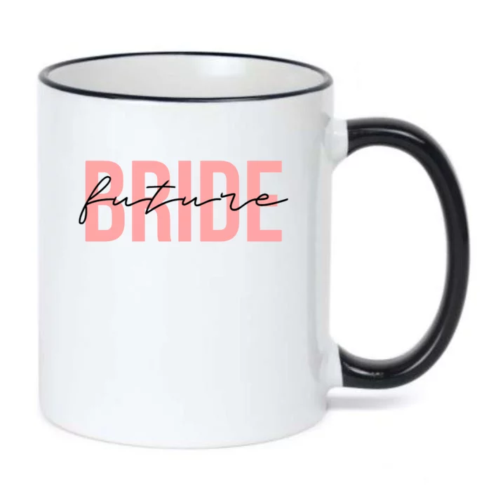 Future Bride Wedding Bachelorette Party Fiancee Gift Black Color Changing Mug