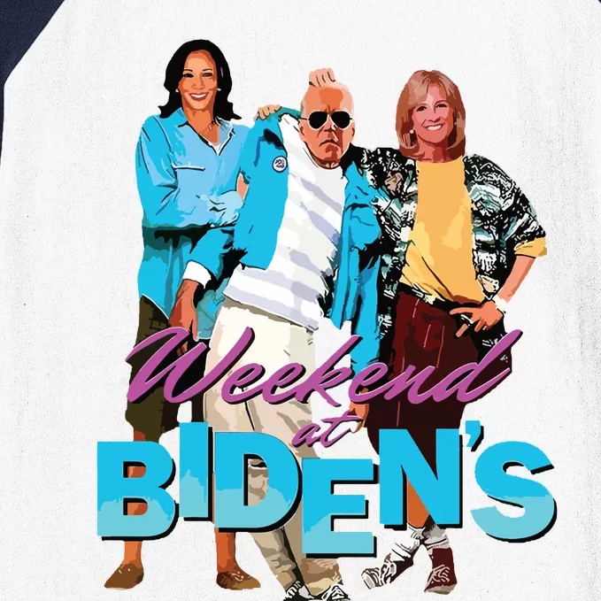 Funny Biden Weekend At Bidens Funny Baseball Sleeve Shirt