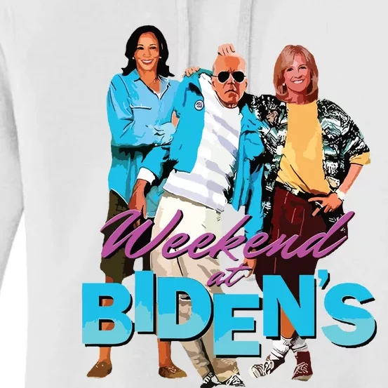 Funny Biden Weekend At Bidens Funny Women's Pullover Hoodie