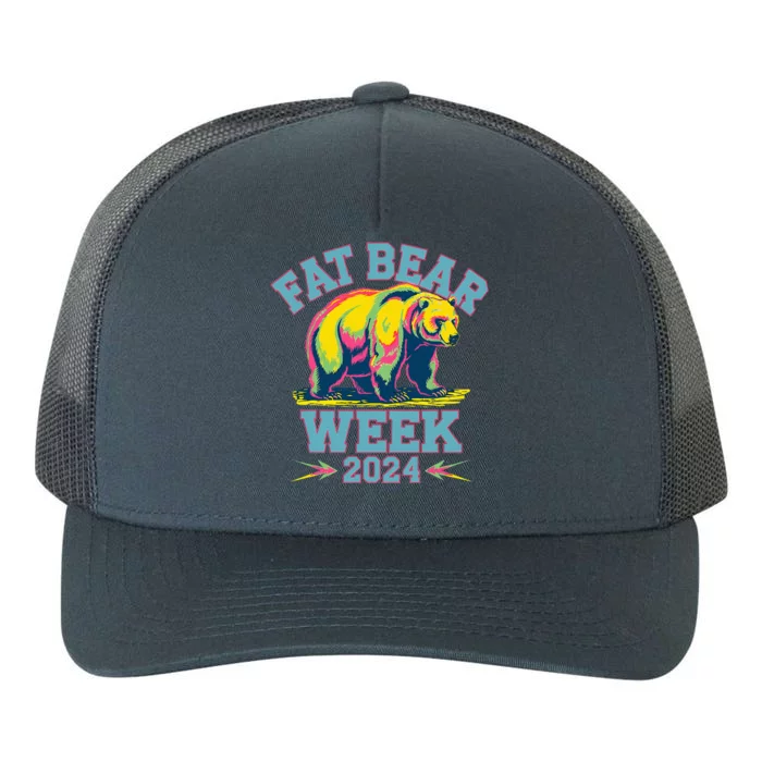 Fat Bear Week 2024 Grazer Animal Lover Alaska Katmai Nature Yupoong Adult 5-Panel Trucker Hat