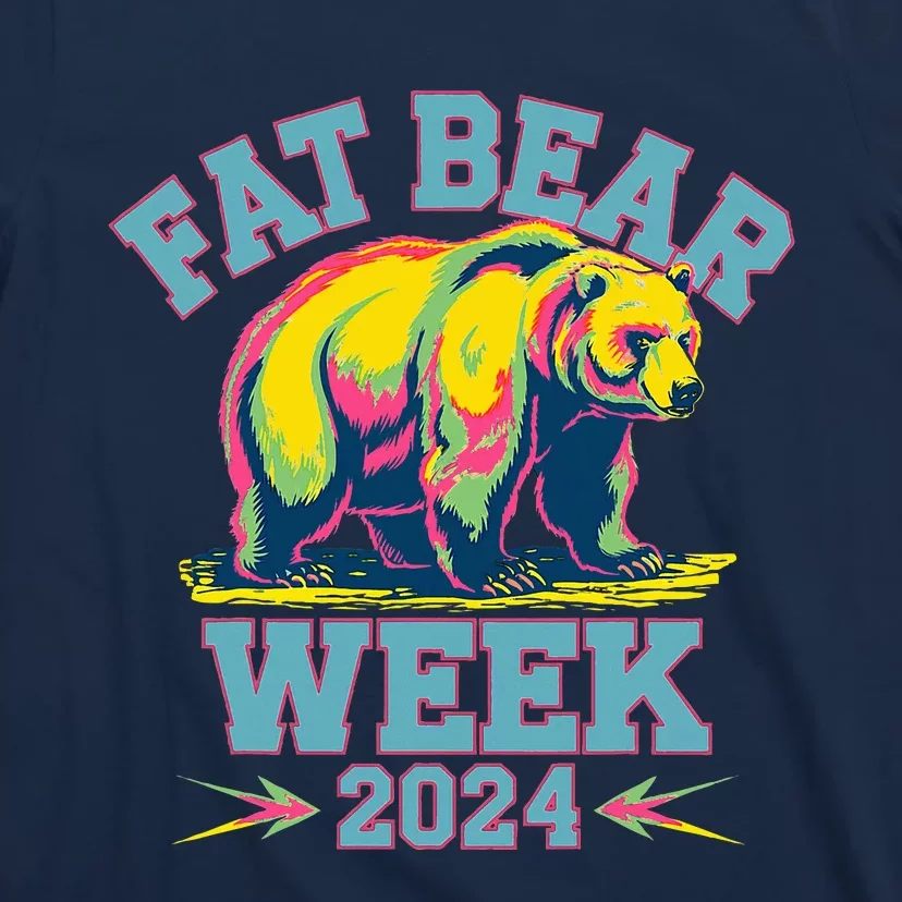 Fat Bear Week 2024 Grazer Animal Lover Alaska Katmai Nature T-Shirt