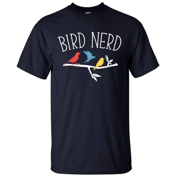 Funny Bird Watching Gifts Bird Watcher Birding Birdwatching VNeck Tall T-Shirt