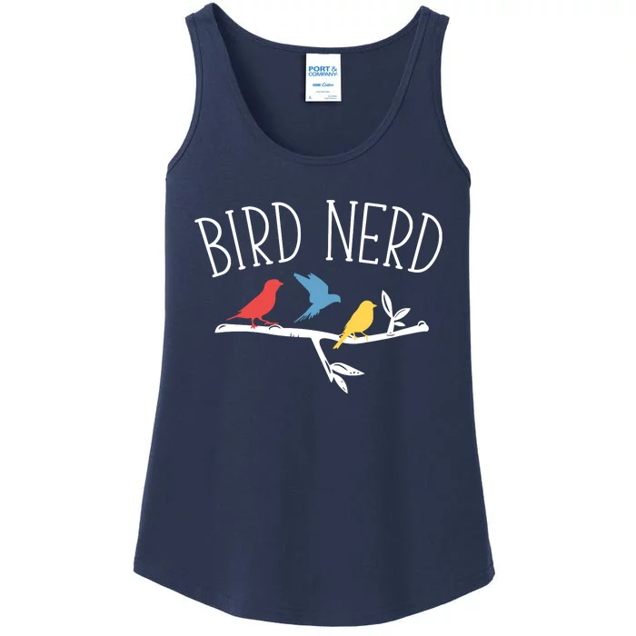 Funny Bird Watching Gifts Bird Watcher Birding Birdwatching VNeck Ladies Essential Tank