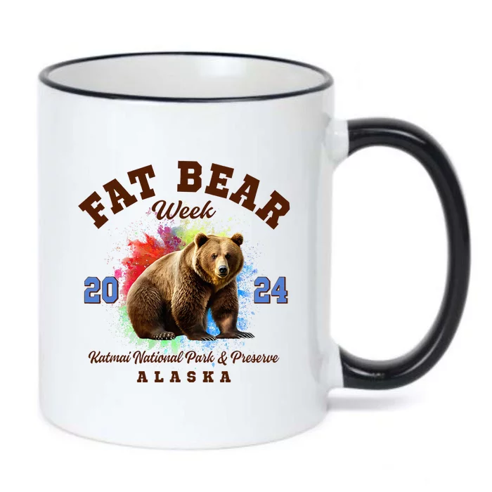 Fat Bear Week 2024 Katmai National Park And Preserve Alaska Black Color Changing Mug