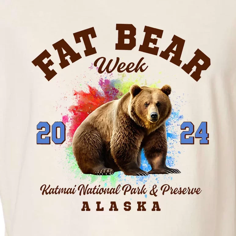 Fat Bear Week 2024 Katmai National Park And Preserve Alaska Garment-Dyed Women's Muscle Tee