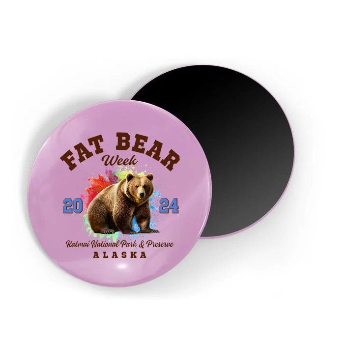 Fat Bear Week 2024 Katmai National Park And Preserve Alaska Magnet