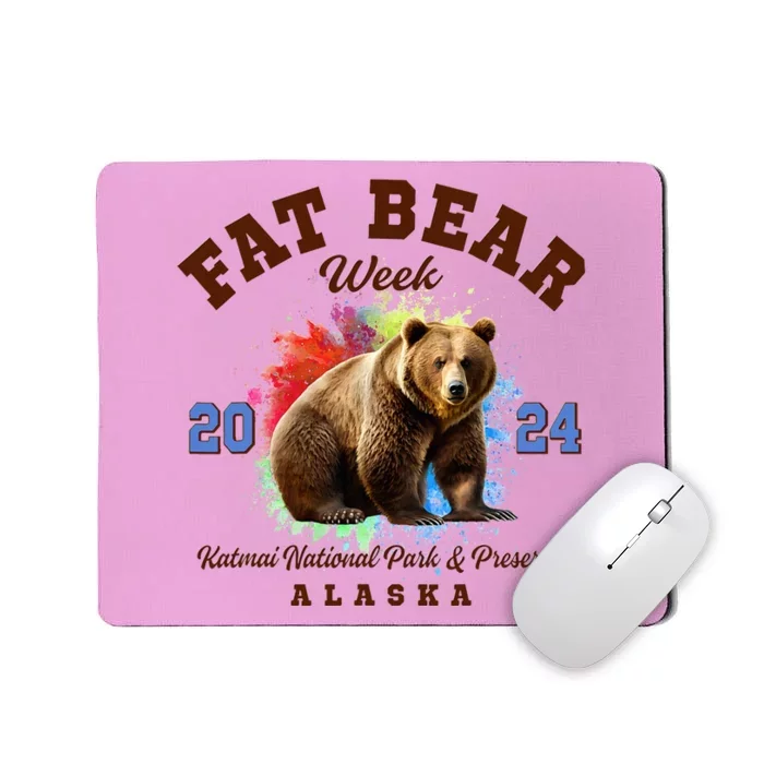 Fat Bear Week 2024 Katmai National Park And Preserve Alaska Mousepad