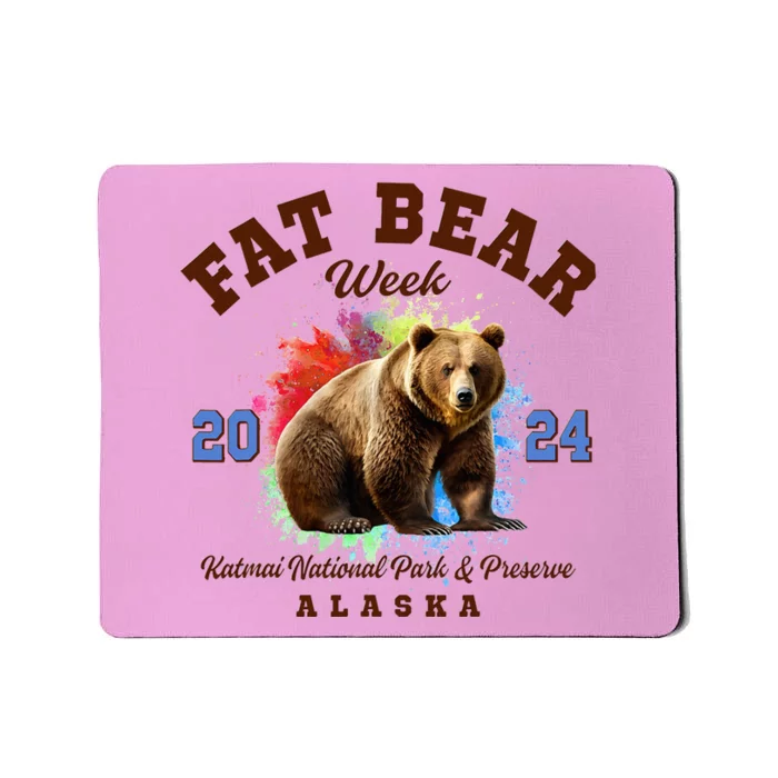 Fat Bear Week 2024 Katmai National Park And Preserve Alaska Mousepad