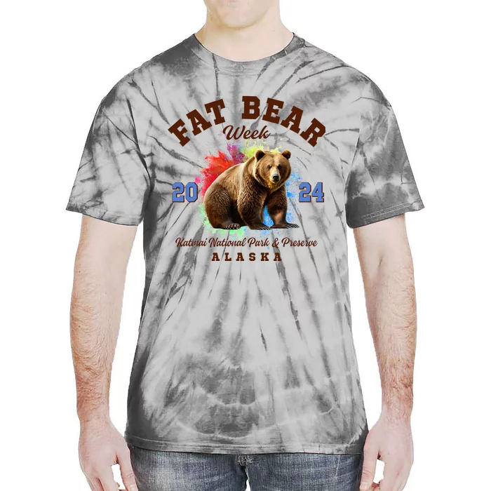 Fat Bear Week 2024 Katmai National Park And Preserve Alaska Tie-Dye T-Shirt