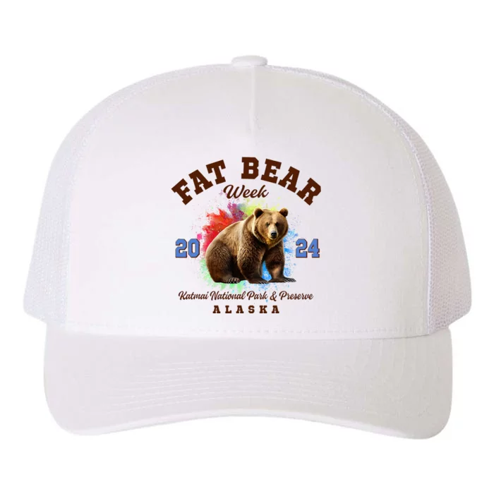 Fat Bear Week 2024 Katmai National Park And Preserve Alaska Yupoong Adult 5-Panel Trucker Hat