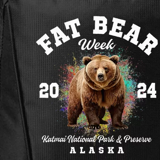 Fat Bear Week 2024 Katmai National Park And Preserve Alaska City Backpack