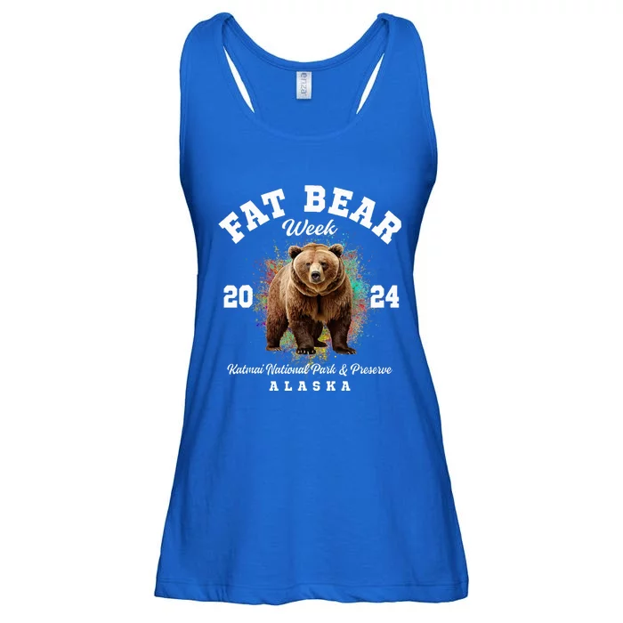 Fat Bear Week 2024 Katmai National Park And Preserve Alaska Ladies Essential Flowy Tank