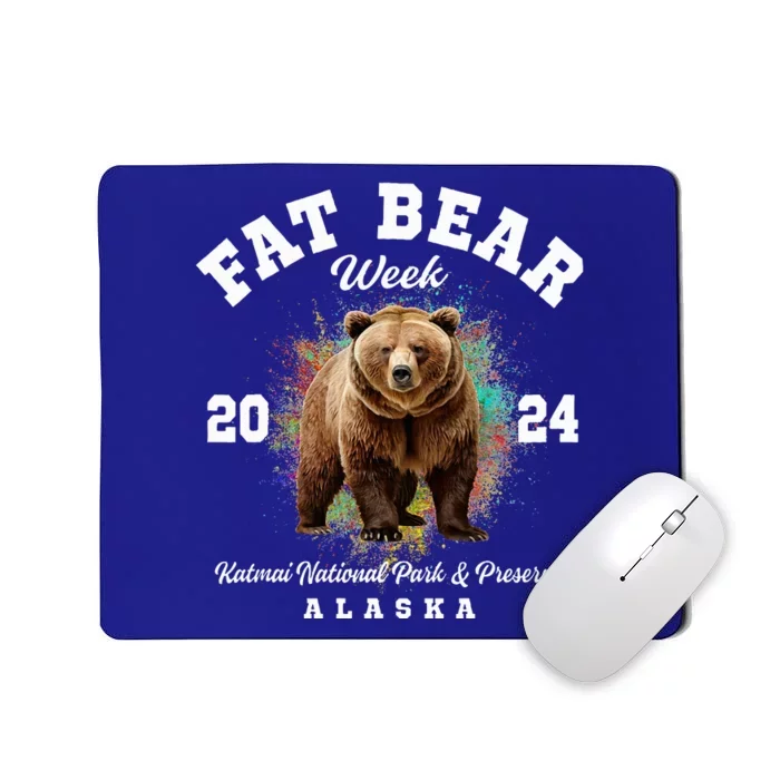 Fat Bear Week 2024 Katmai National Park And Preserve Alaska Mousepad