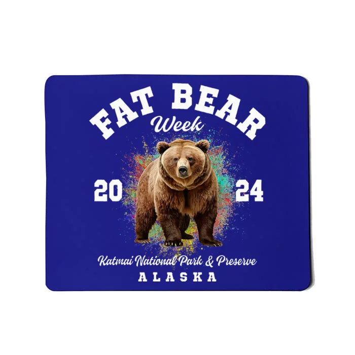 Fat Bear Week 2024 Katmai National Park And Preserve Alaska Mousepad