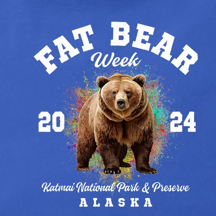 Fat Bear Week 2024 Katmai National Park And Preserve Alaska Zip Tote Bag