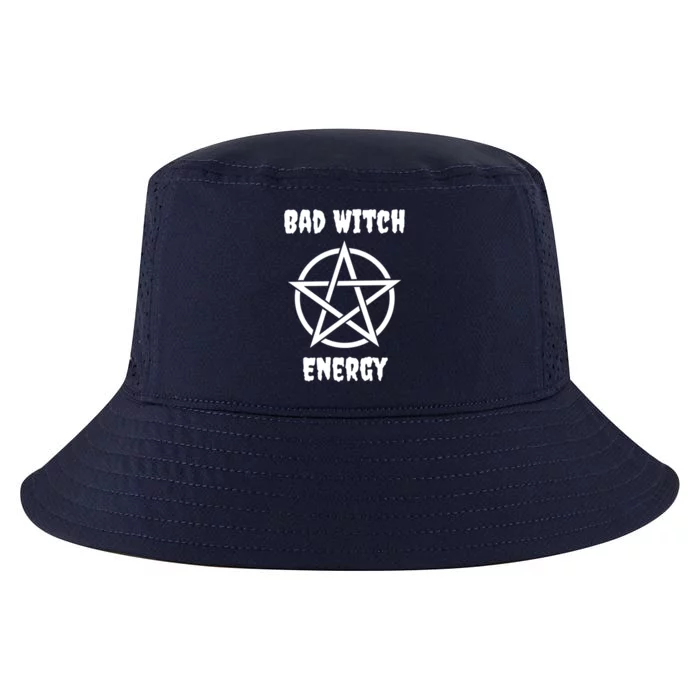 Funny Bad Witch Energy Halloween Samhain Cool Gift Cool Comfort Performance Bucket Hat