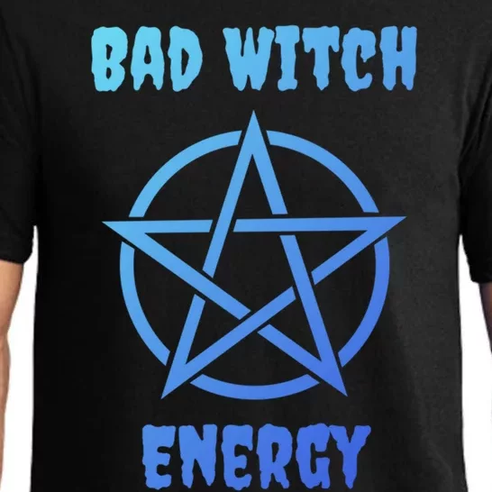 Funny Bad Witch Energy Halloween Samhain Great Gift Pajama Set