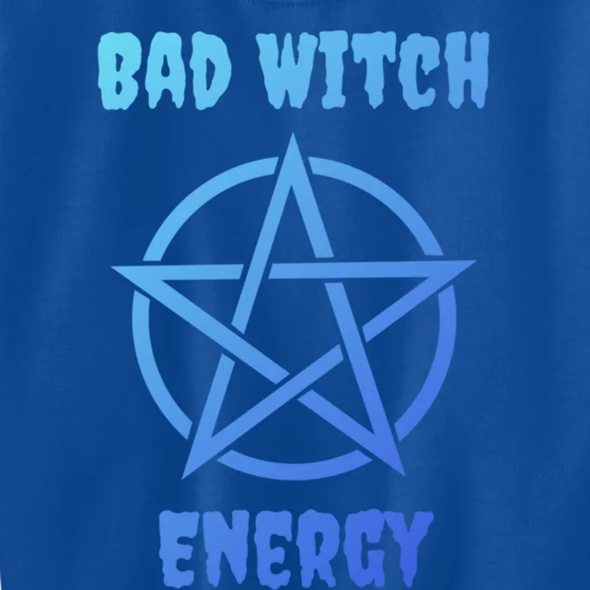 Funny Bad Witch Energy Halloween Samhain Great Gift Kids Sweatshirt