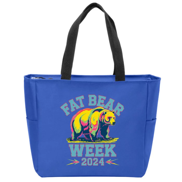 Fat Bear Week 2024 Grazer Zip Tote Bag