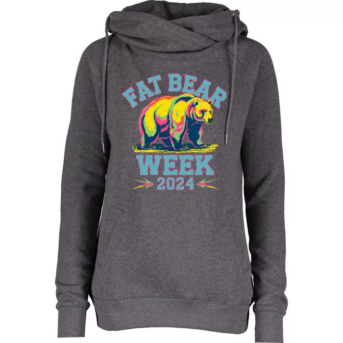 Fat Bear Week 2024 Grazer Womens Funnel Neck Pullover Hood