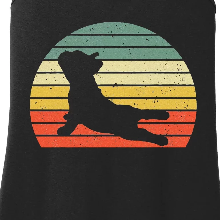 French Bulldog Yoga Funny Frenchie Ladies Essential Tank