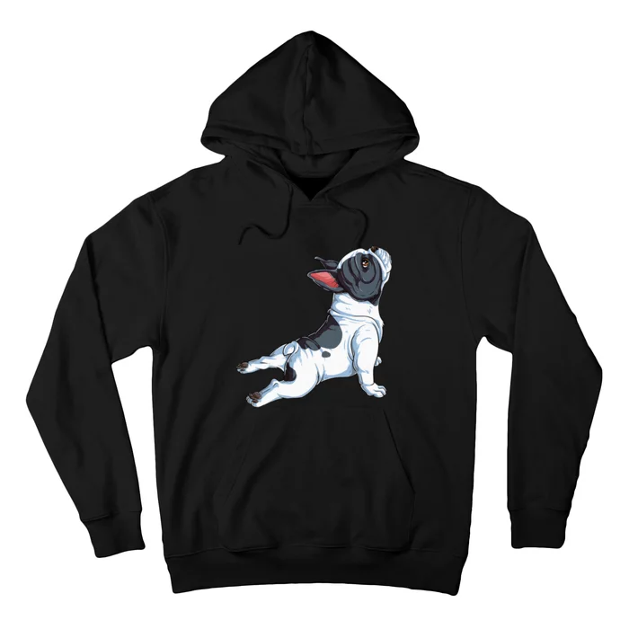 French Bulldog Yoga Frenchie Namaste Men Funny Gift Hoodie