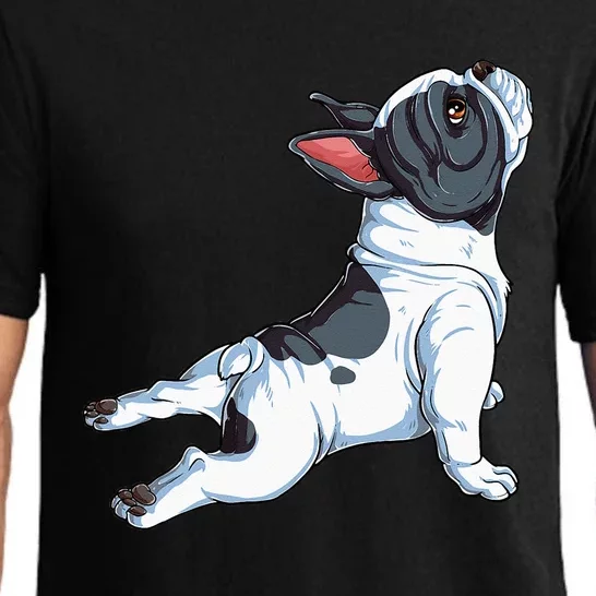 French Bulldog Yoga Frenchie Namaste Men Funny Gift Pajama Set