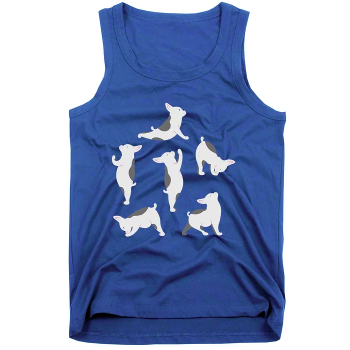 French Bulldog Yoga Poses Funny Cute Frenchie Dog Lover Gift Cute Gift Tank Top