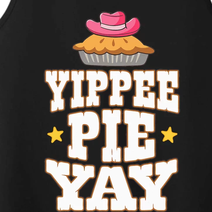 Funny Baker Yippee Pie Yay Country Western Performance Tank