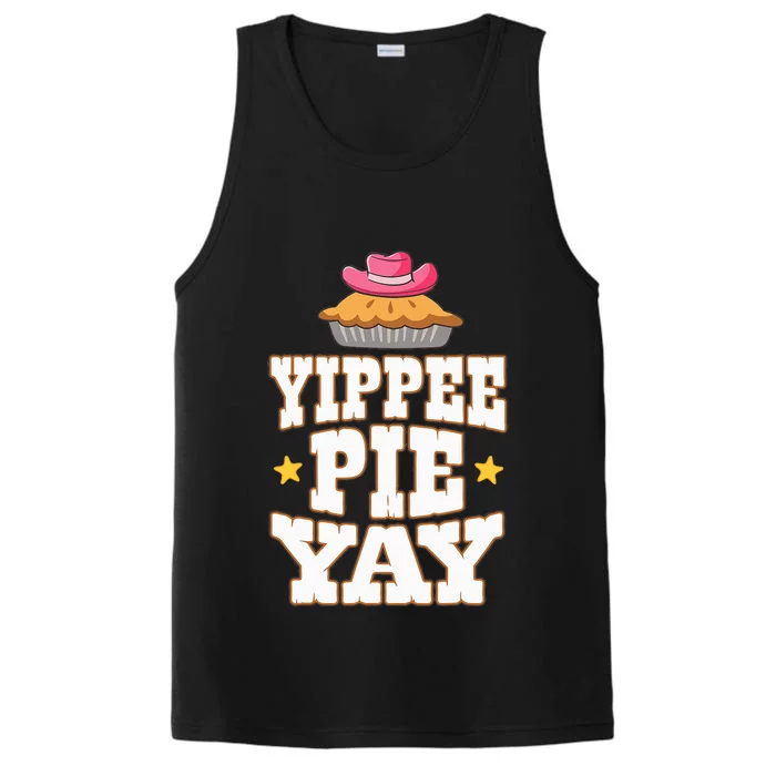 Funny Baker Yippee Pie Yay Country Western Performance Tank