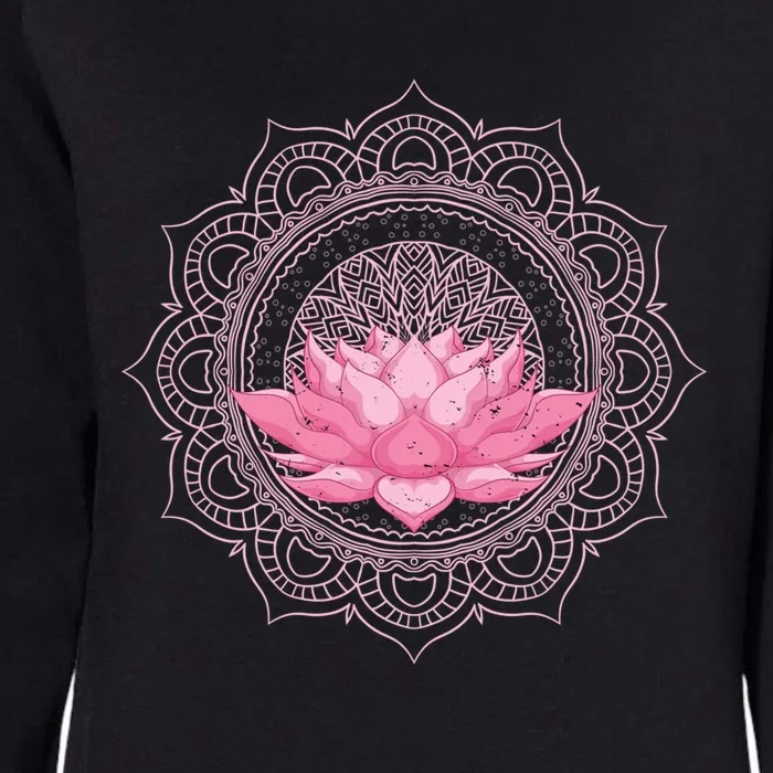 Flower Blossom Yoga Meditation Prana Art Boho Dala Lotus Great Gift Womens California Wash Sweatshirt