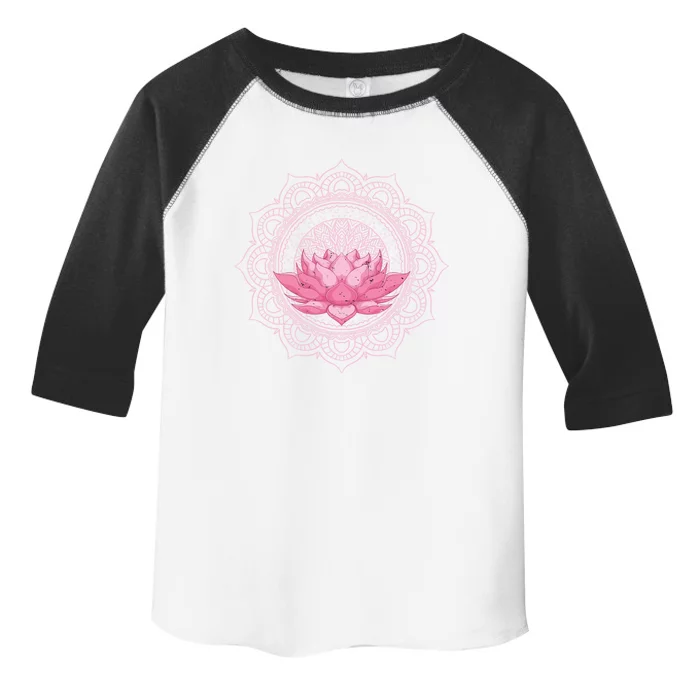 Flower Blossom Yoga Meditation Prana Art Boho Dala Lotus Great Gift Toddler Fine Jersey T-Shirt