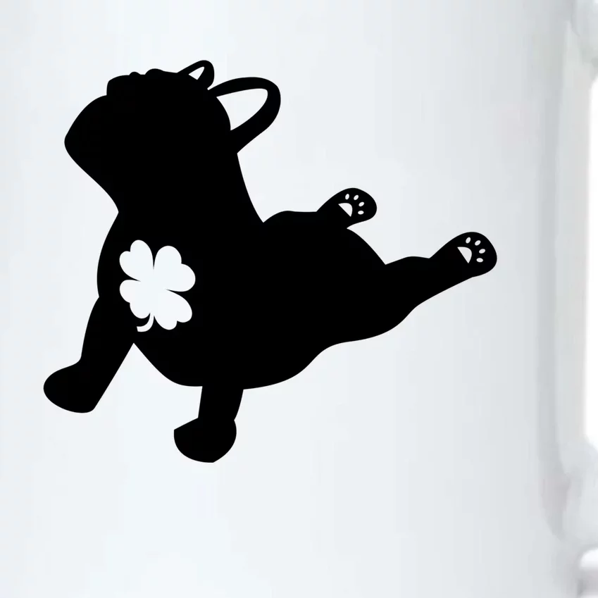 French Bulldog Yoga Pose Shamrock St Patricks Mom Dad Teen Funny Gift Black Color Changing Mug