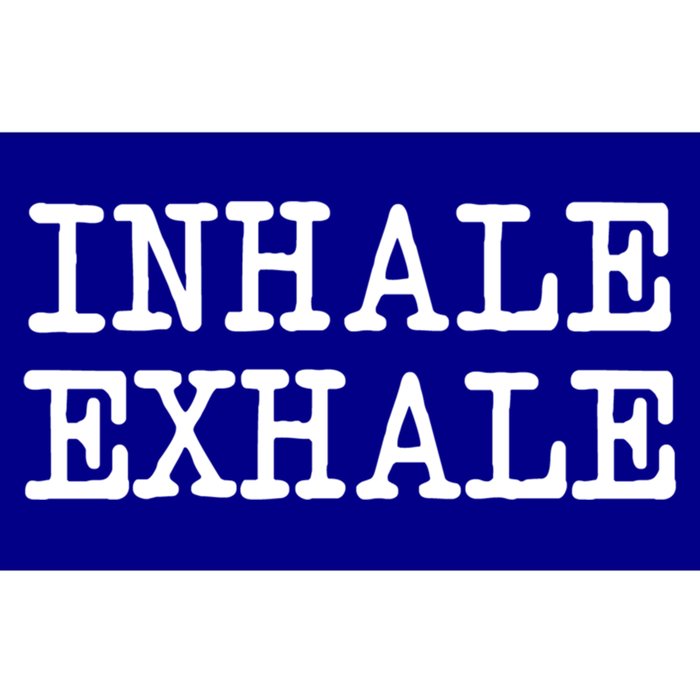 Funny Breathe Zen Love Yoga Quote Inhale Exhale Meaningful Gift Bumper Sticker