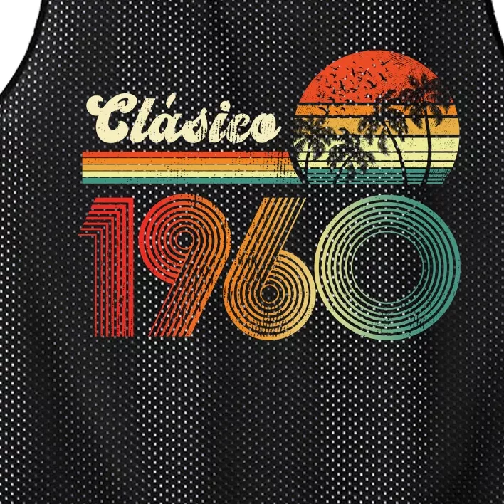 Feliz cumpleaños 1960 Edición limitada 63rd spanish Birthday clásica Mesh Reversible Basketball Jersey Tank