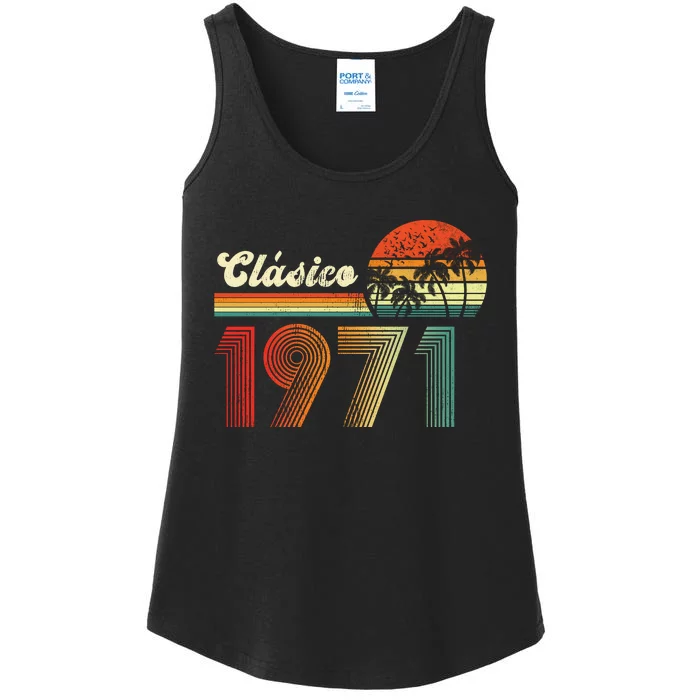 Feliz cumpleaños 1971 Edición limitada 52nd spanish Birthday clásica Ladies Essential Tank