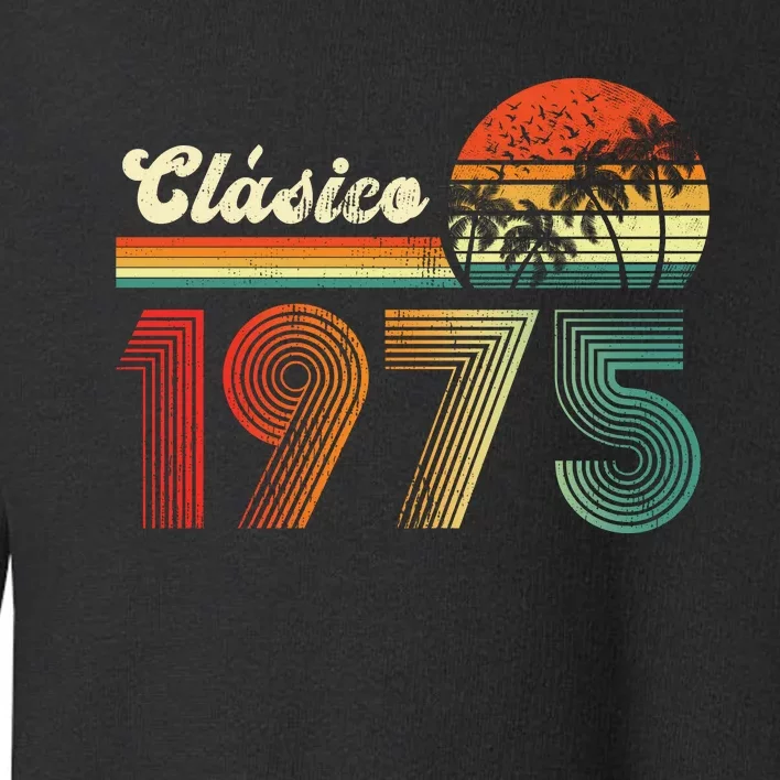 Feliz cumpleaños 1975 Edición limitada 48th spanish Birthday clásica Toddler Sweatshirt