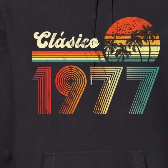 Feliz cumpleaños 1977 Edición limitada 46th spanish Birthday clásica Premium Hoodie