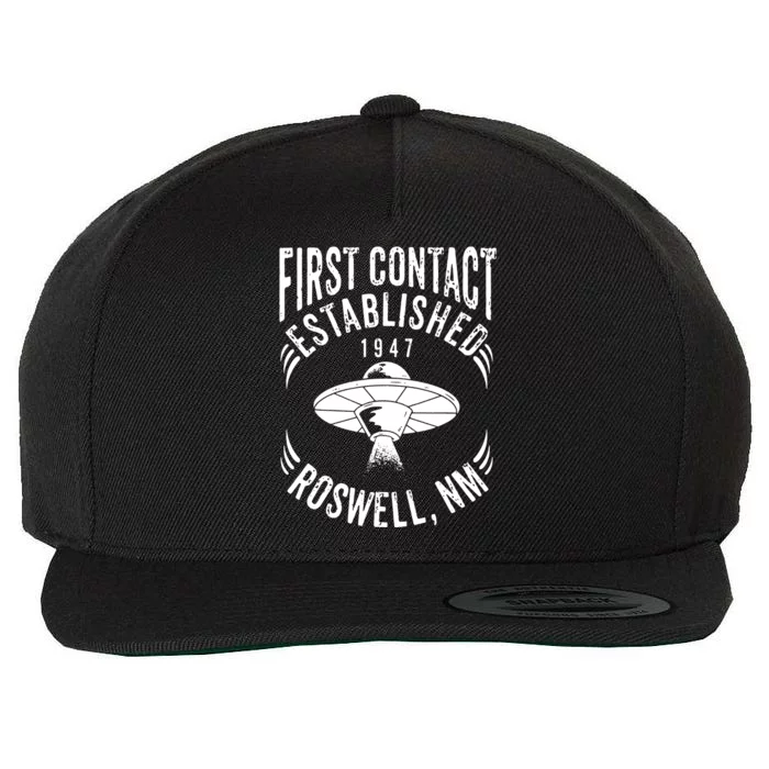 First Contact 1947 Roswell Wool Snapback Cap