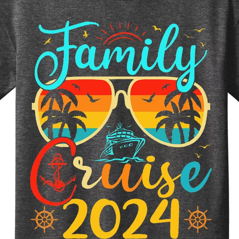 Family Cruise 2024 Summer Vacation Matching Family Cruise Kids T-Shirt