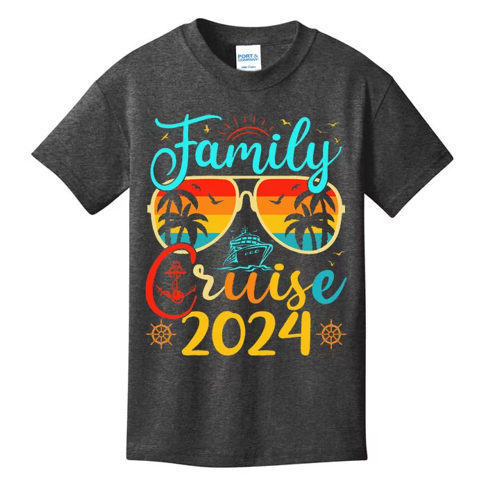 Family Cruise 2024 Summer Vacation Matching Family Cruise Kids T-Shirt