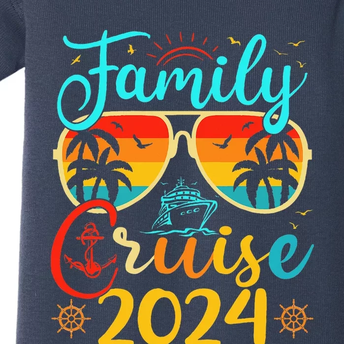 Family Cruise 2024 Summer Vacation Matching Family Cruise Baby Bodysuit