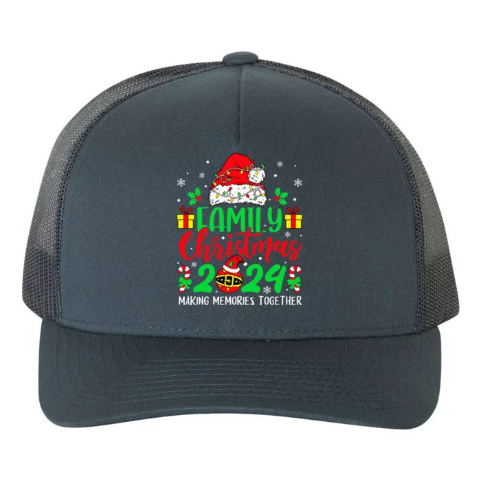 Family Christmas 2024 Christmas Squad Xmas Matching Pajamas Yupoong Adult 5-Panel Trucker Hat